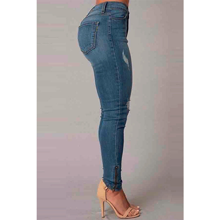 Slim Fit Hüft Jeans